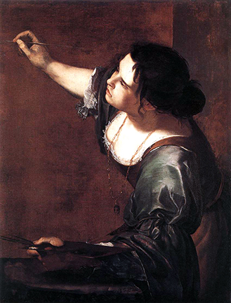 Self-Portrait as the Allegory of Painting (La Pittura), by Artemisia Gentileschi. Royal Collection Trust © Her Majesty Queen Elizabeth II, 2016.